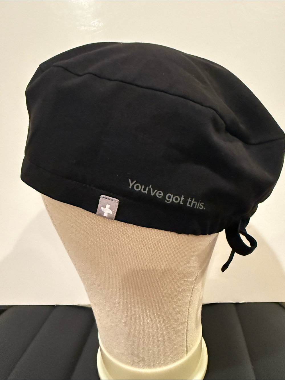 Figs scrub cap black